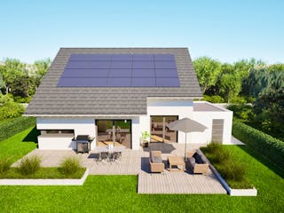 Massivhaus Entwurf NB155 von FAVORIT Massivhaus, Satteldach-Klassiker Außenansicht 5