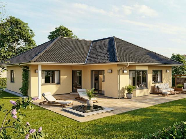 Massivhaus Putbus von TIMOWA Massivhäuser Schlüsselfertig ab 354900€, Stadtvilla Außenansicht 1