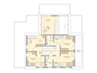 Fertighaus Klino von Fingerhut Haus Schlüsselfertig ab 866070€, Satteldach-Klassiker Grundriss 2