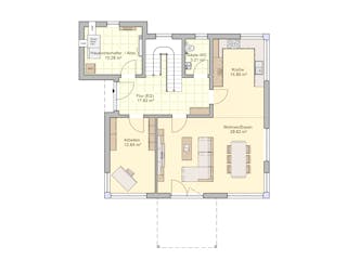Fertighaus Köln von Fingerhut Haus Schlüsselfertig ab 572723€, Stadtvilla Grundriss 1