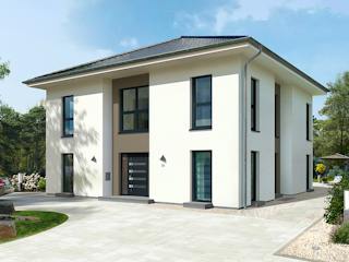 Fertighaus City Villa 1 von allkauf haus, Stadtvilla Außenansicht 1