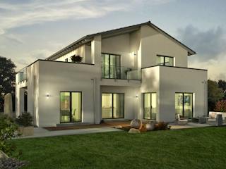 Fertighaus Cult 1 V2 von allkauf haus, Cubushaus Außenansicht 2