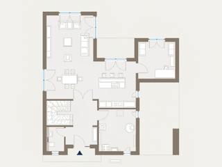 Fertighaus Cult 1 V2 von allkauf haus, Cubushaus Grundriss 1