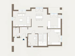 Fertighaus Cult 4 von allkauf haus, Cubushaus Grundriss 1