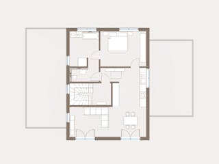 Fertighaus Generation 14 von allkauf haus, Stadtvilla Grundriss 2