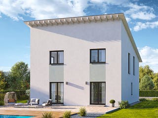 Fertighaus Home 11 von allkauf haus, Satteldach-Klassiker Außenansicht 4