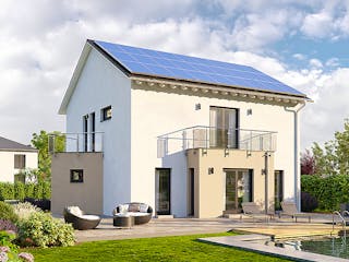 Fertighaus Home 15 von allkauf haus, Satteldach-Klassiker Außenansicht 5