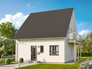 Fertighaus Home 3 von allkauf haus, Satteldach-Klassiker Außenansicht 1