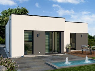 Fertighaus Lifetime 1 - FD von allkauf haus, Bungalow Außenansicht 1