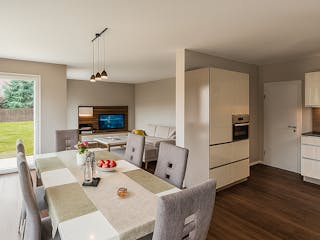Massivhaus Flachdach 161 von ASL Wohnungsbau Schlüsselfertig ab 394196€, Cubushaus Innenansicht 1