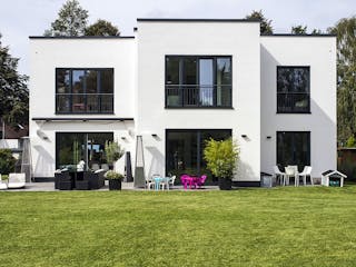 Massivhaus Dresden von Aye-Bau, Cubushaus Außenansicht 1