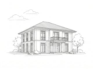 Massivhaus Stadtvilla 160/175 von Ever Energy Home, Stadtvilla Außenansicht 2