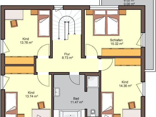 Fertighaus Bellisimo von Büdenbender Hausbau, Cubushaus Grundriss 2