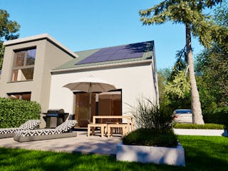 Massivhaus Entwurf PR152/58 von FAVORIT Massivhaus, Satteldach-Klassiker Außenansicht 17