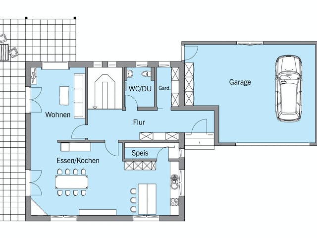 Fertighaus Bongart - Kundenhaus von Bau-Fritz Schlüsselfertig ab 730000€, Stadtvilla Grundriss 1