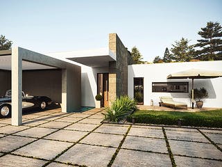 Fertighaus Haus Konstanz von Bodenseehaus, Bungalow Außenansicht 2