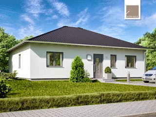 Massivhaus Bungalow Flair von Kern-Haus Schlüsselfertig ab 316900€, Bungalow Außenansicht 2
