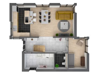 Massivhaus Pultdach versetzt 150 von Bauwerk Chemnitz Immobilien Schlüsselfertig ab 525000€, Pultdachhaus Grundriss 1