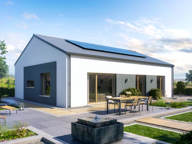 Fertighaus AMBIENCE 110 V2 von Bien-Zenker Schlüsselfertig ab 365387€, Bungalow Außenansicht 1