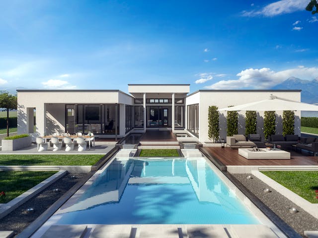 Fertighaus AMBIENCE 209 FD von Bien-Zenker Schlüsselfertig ab 1055066€, Bungalow Außenansicht 1 Fertighaus AMBIENCE 209 FD von Bien-Zenker Schlüsselfertig ab 1055066€, Bungalow Außenansicht 1