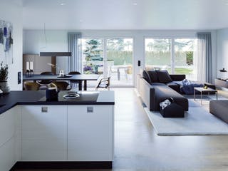 Fertighaus AMBIENCE 77 V4 von Bien-Zenker Schlüsselfertig ab 309550€, Bungalow Innenansicht 1