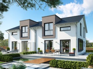 Fertighaus CELEBRATION 122 V2 L von Bien-Zenker Schlüsselfertig ab 449575€, Satteldach-Klassiker Außenansicht 1