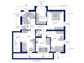 Fertighaus CONCEPT-M 159 Bad Vilbel von Bien-Zenker Schlüsselfertig ab 619762€, Satteldach-Klassiker Grundriss 2