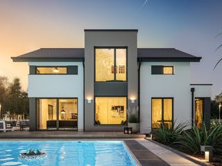 Fertighaus CONCEPT-M 163 Dresden von Bien-Zenker Schlüsselfertig ab 565477€, Satteldach-Klassiker Außenansicht 3