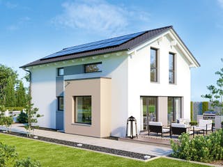 Fertighaus EDITION 120 V4 von Bien-Zenker Schlüsselfertig ab 327875€, Satteldach-Klassiker Außenansicht 1