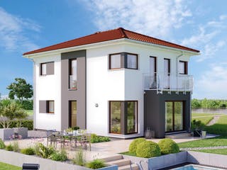 Fertighaus EDITION 123 V5 von Bien-Zenker Schlüsselfertig ab 361737€, Stadtvilla Außenansicht 1