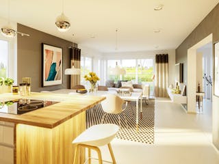 Fertighaus EDITION 125 V3 von Bien-Zenker Schlüsselfertig ab 332796€, Satteldach-Klassiker Innenansicht 1