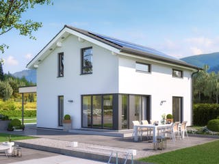 Fertighaus EDITION 125 V4 von Bien-Zenker Schlüsselfertig ab 332796€, Satteldach-Klassiker Außenansicht 1