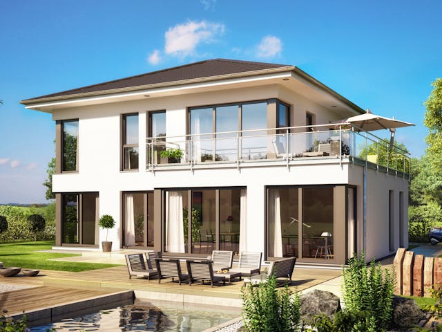 Fertighaus EVOLUTION 154 V4 von Bien-Zenker Schlüsselfertig ab 388181€, Stadtvilla Außenansicht 1 Fertighaus EVOLUTION 154 V4 von Bien-Zenker Schlüsselfertig ab 388181€, Stadtvilla Außenansicht 1