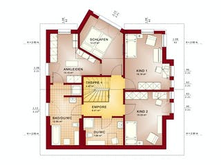 Fertighaus EVOLUTION 161 V3 von Bien-Zenker Schlüsselfertig ab 415446€, Satteldach-Klassiker Grundriss 2