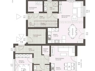Fertighaus ELK Duo 177 von ELK, Stadtvilla Grundriss 1
