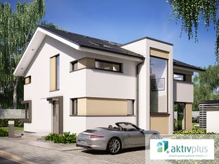 Fertighaus CONCEPT-M 153 Stuttgart von Bien-Zenker Schlüsselfertig ab 836663€, Satteldach-Klassiker Außenansicht 1