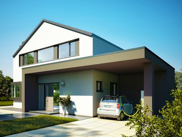 Fertighaus CONCEPT-M 172 Köln von Bien-Zenker Schlüsselfertig ab 740689€, Satteldach-Klassiker Außenansicht 1