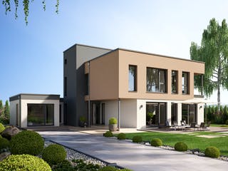 Fertighaus CONCEPT-M 198 Mülheim-Kärlich von Bien-Zenker Schlüsselfertig ab 637715€, Cubushaus Außenansicht 2