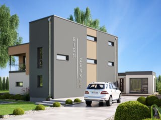 Fertighaus CONCEPT-M 198 Mülheim-Kärlich von Bien-Zenker Schlüsselfertig ab 637715€, Cubushaus Außenansicht 3