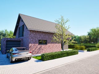 Massivhaus Entwurf NB155 von FAVORIT Massivhaus, Satteldach-Klassiker Außenansicht 13