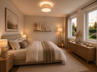 Massivhaus Thiessow von TIMOWA Massivhäuser Schlüsselfertig ab 347900€, Bungalow Innenansicht 1