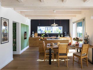 Fertighaus Julia 3 (KfW-Effizienzhaus 40 EE) von Dammann-Haus Schlüsselfertig ab 406500€, Satteldach-Klassiker Innenansicht 2