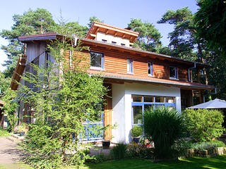 Fertighaus Margret (KfW-Effizienzhaus 40 EE) von Dammann-Haus Schlüsselfertig ab 508800€, Pultdachhaus Außenansicht 2