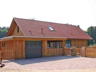 Fertighaus Rosi 2 (KfW-Effizienzhaus 40 EE) von Dammann-Haus Schlüsselfertig ab 372600€, Bungalow Außenansicht 1