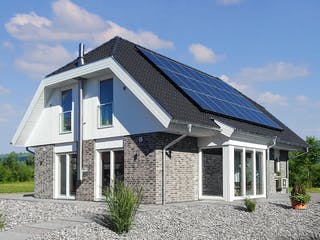 Fertighaus Glücksburg von Danhaus Deutschland Schlüsselfertig ab 431266€, Satteldach-Klassiker Außenansicht 6
