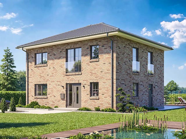 Fertighaus Discovery XL von Danhaus Deutschland Ausbauhaus ab 351488€, Stadtvilla Außenansicht 1