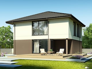 Fertighaus NEXT 176W von Danwood - NEXT by Danwood Schlüsselfertig ab 554400€, Stadtvilla Außenansicht 1