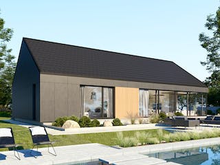 Fertighaus Vision 154 von Danwood - VISION by Danwood Schlüsselfertig ab 610100€, Bungalow Außenansicht 1