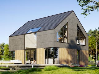 Fertighaus Vision 172 von Danwood - VISION by Danwood Schlüsselfertig ab 746900€, Satteldach-Klassiker Außenansicht 1