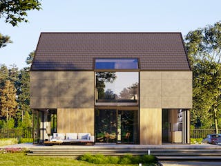 Fertighaus Vision 172 von Danwood - VISION by Danwood Schlüsselfertig ab 746900€, Satteldach-Klassiker Außenansicht 3